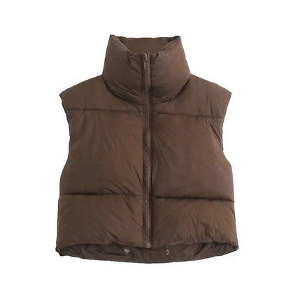 Chaleco Puffer Marron